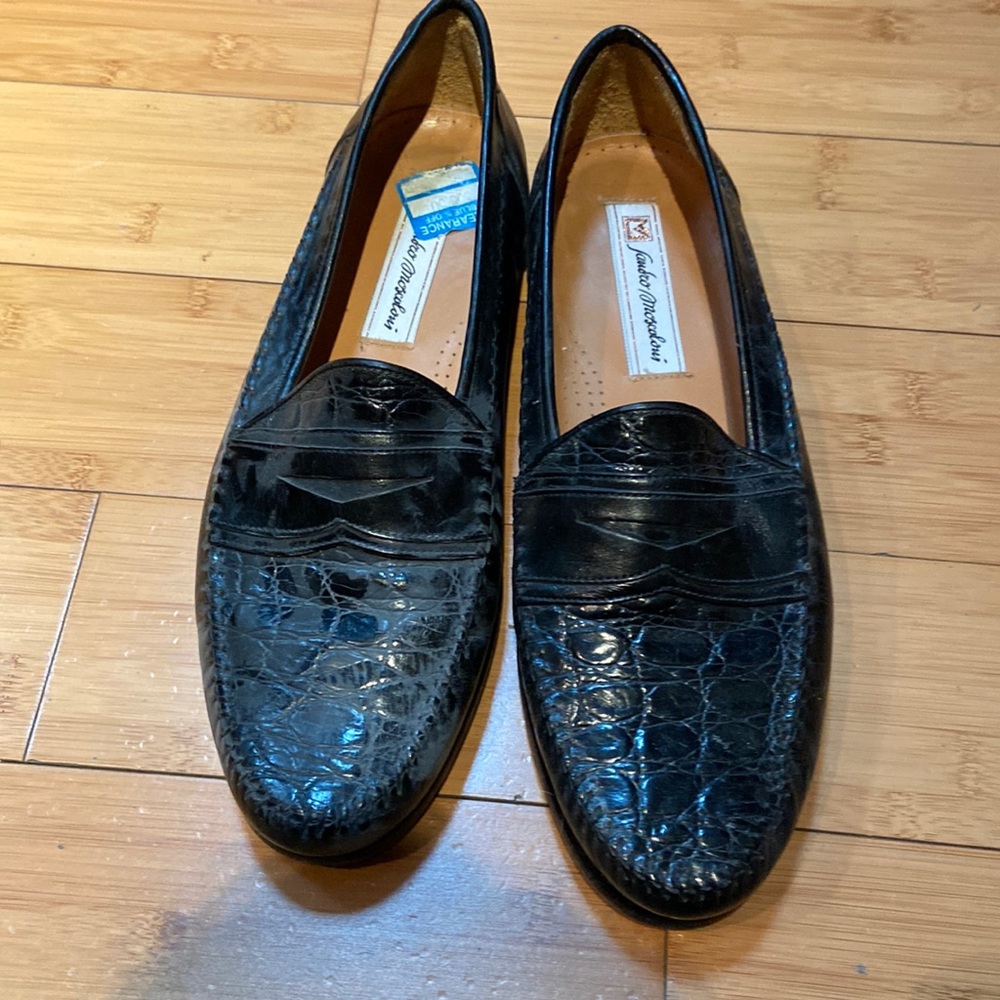 Brown loafers men size 9